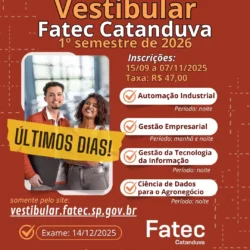 vestibular fatec catanduva 2026