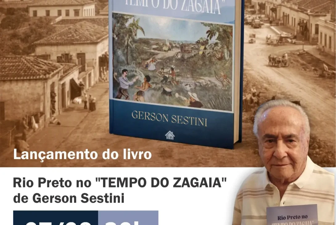 lancamento do livro rio preto no tempo do zagaia
